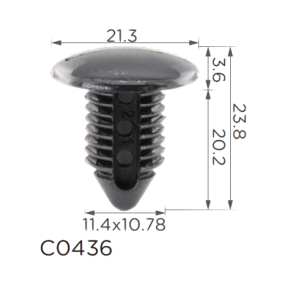 Кліпса кріплення обшивки кузова GM, Chrysler, Dodge, Jeep (22512276, 10056)