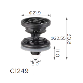 Кріплення карти дверей/молдинг VW, Audi, Volvo, Seat (7L6868243, 8679426, 15692)
