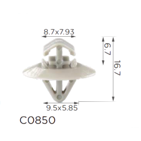 Кріплення молдингів/дверей Renault, Opel, Iveco Daily, GM, Nissan, Citroen (7703077421, 7701470779, 4501589, 500326896, 7703077422, 93160023, 4409693, 4412053, 15187, 15186)
