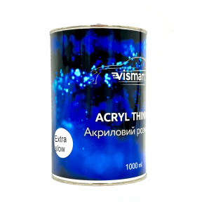 Розчинник акриловий Extra Slow thinner for w/w