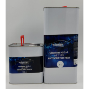 Лак акриловий AS 2.10N. HS 2:1 new set 5L Visman Clearcoat