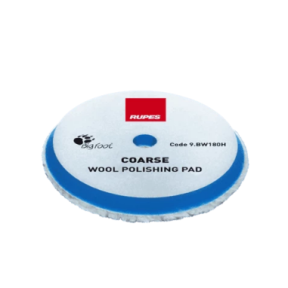 Грубий полірувальний круг із вовни Ø130/150 мм RUPES Wool Polishing Pad Coarse BW180H
