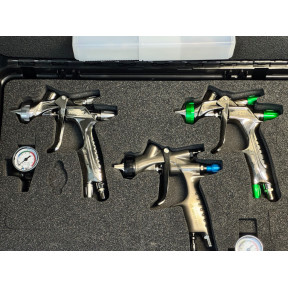 Комплект фарбопультів Anest Iwata SET WS1.3 + LS1.3 + PRIMER1.4 +HVC-2 Комплект фарбопультів Anest Iwata SET WS1.3 + LS1.3 + PRIMER1.4 +HVC-2