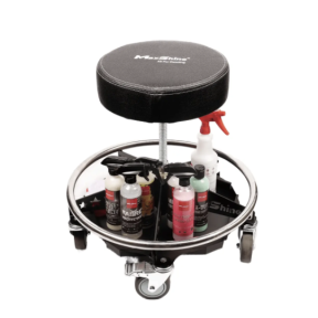 Стілець на колесах MaxShine Premium Rolling Detailing Chair / З різьбовим регулюванням висоти та м'яким сидінням Стілець на колесах MaxShine Premium Rolling Detailing Chair / З різьбовим регулюванням висоти та м'яким сидінням